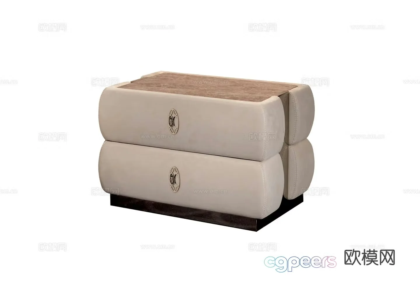 Visionnaire Perkins nightstand 3d model