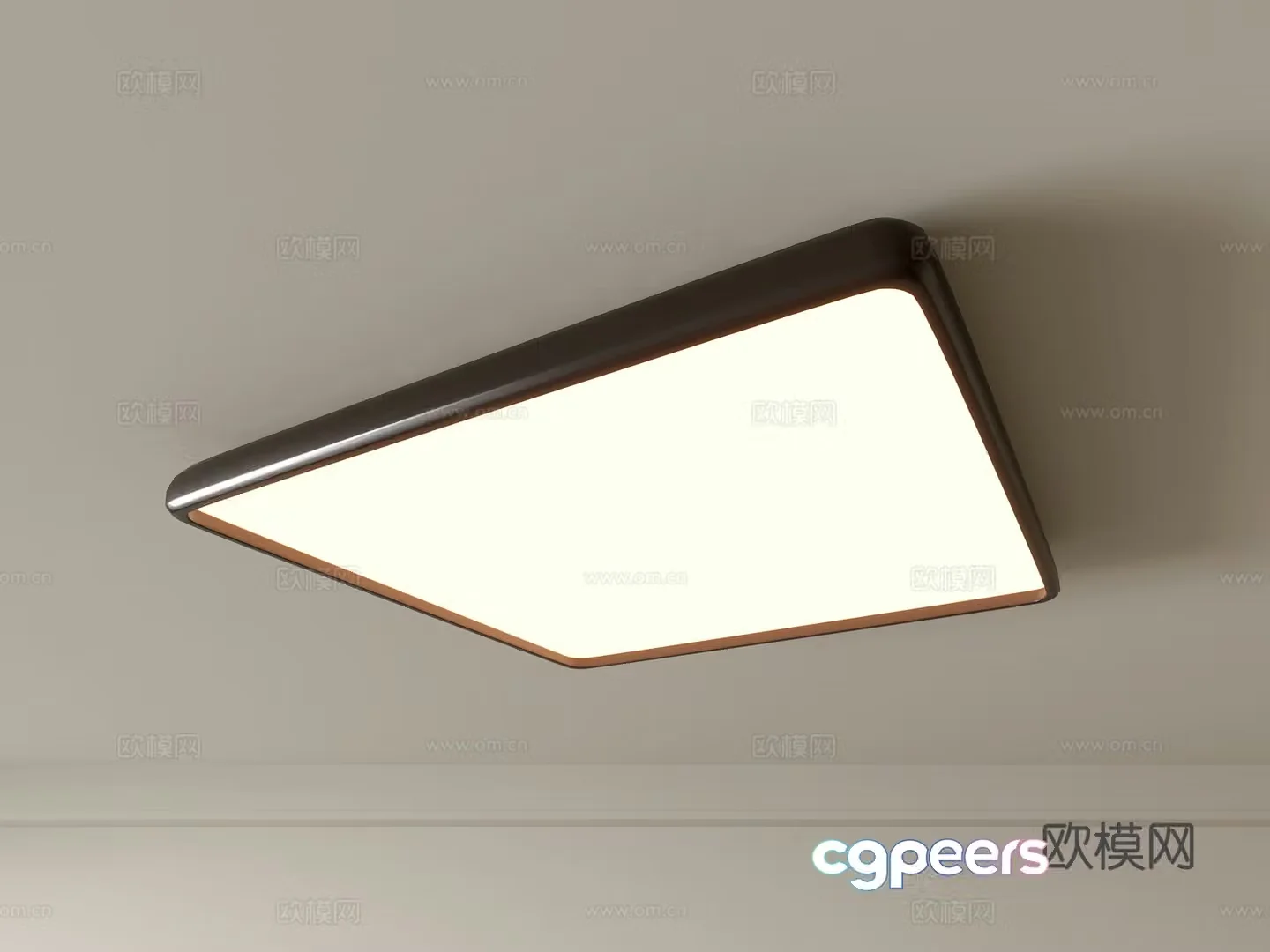Modern ceiling lamp Geometric ceiling lamp Bedroom lamp Artistic shaped lamp Fashion living room lamp 3D model