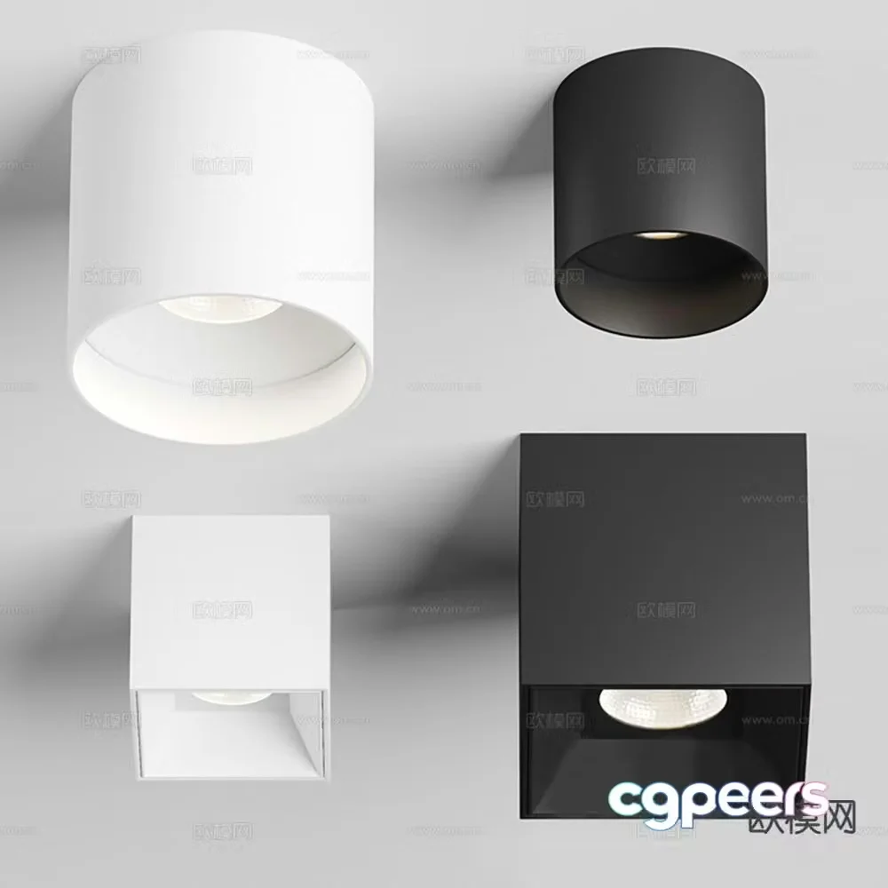 downlight spotlight lighting fixture 3d model