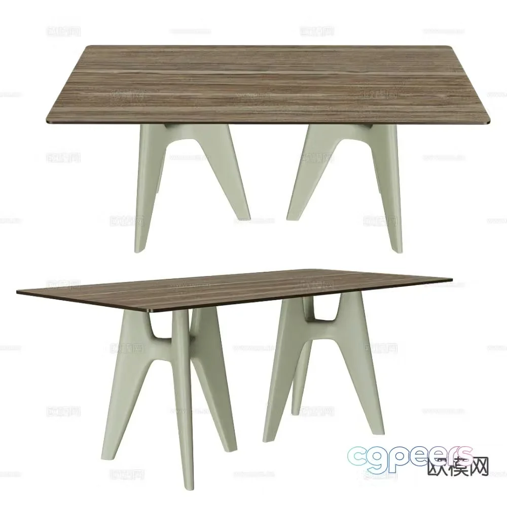 Serralunga dining table 3d model