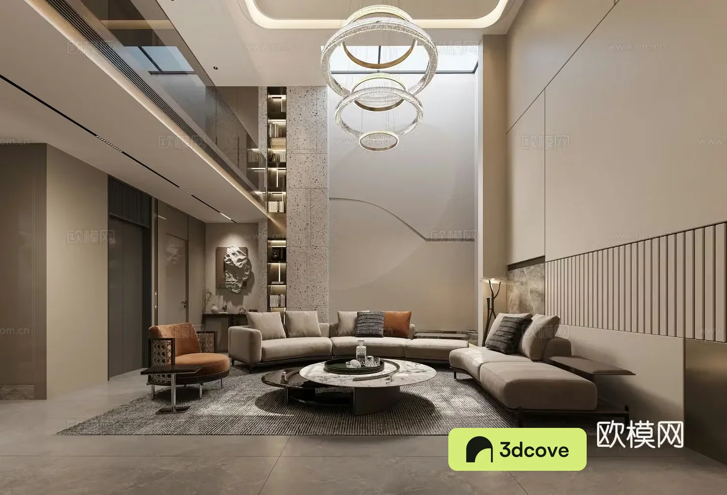 Modern villa living room