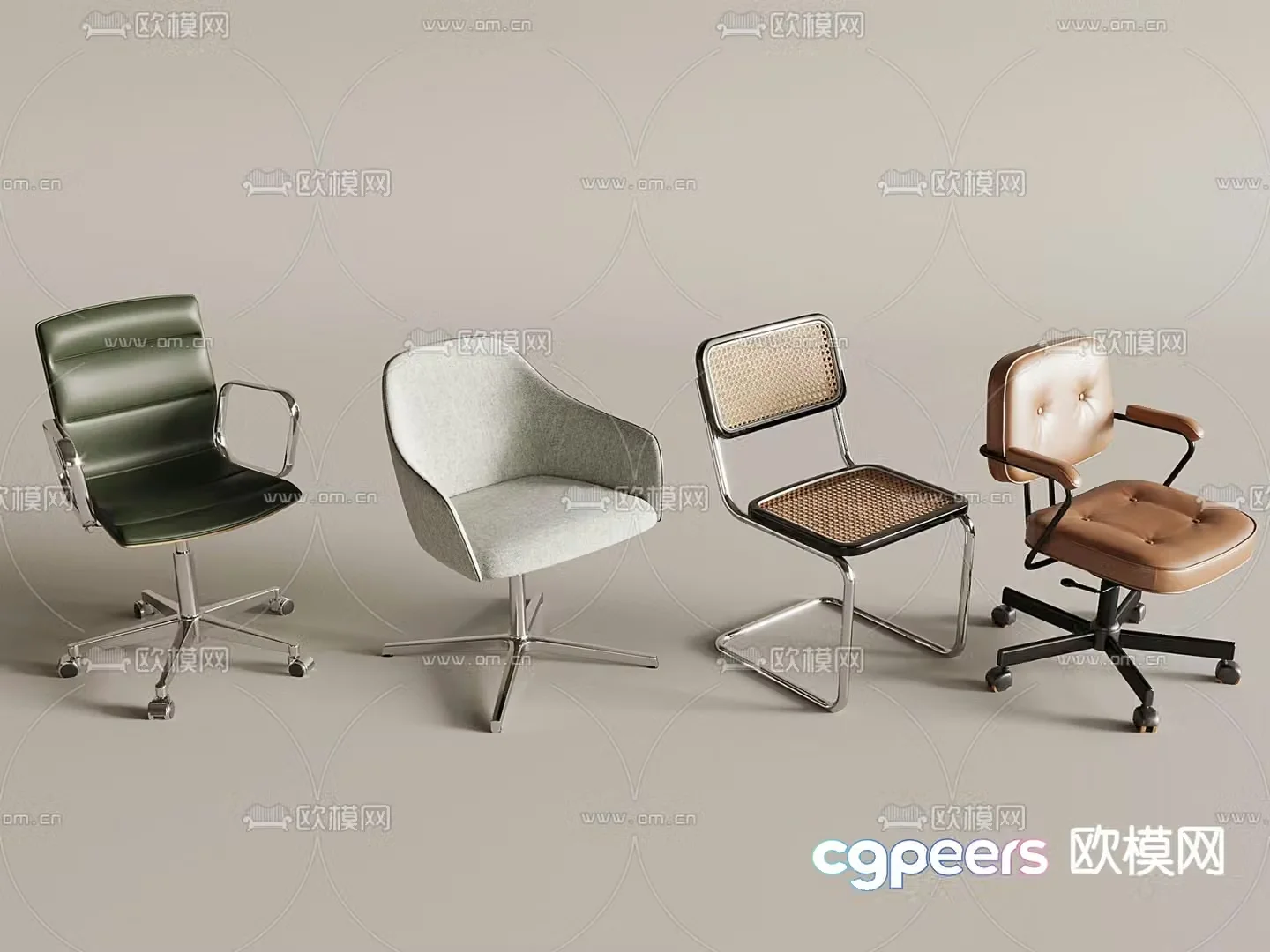 Office chair conference chair shift chair 3d model