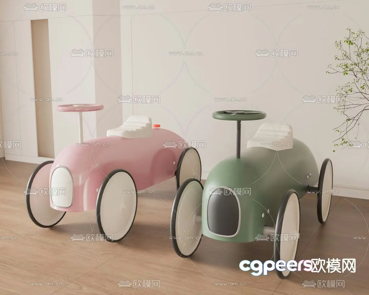 Children’s car toy car cartoon car 3d model