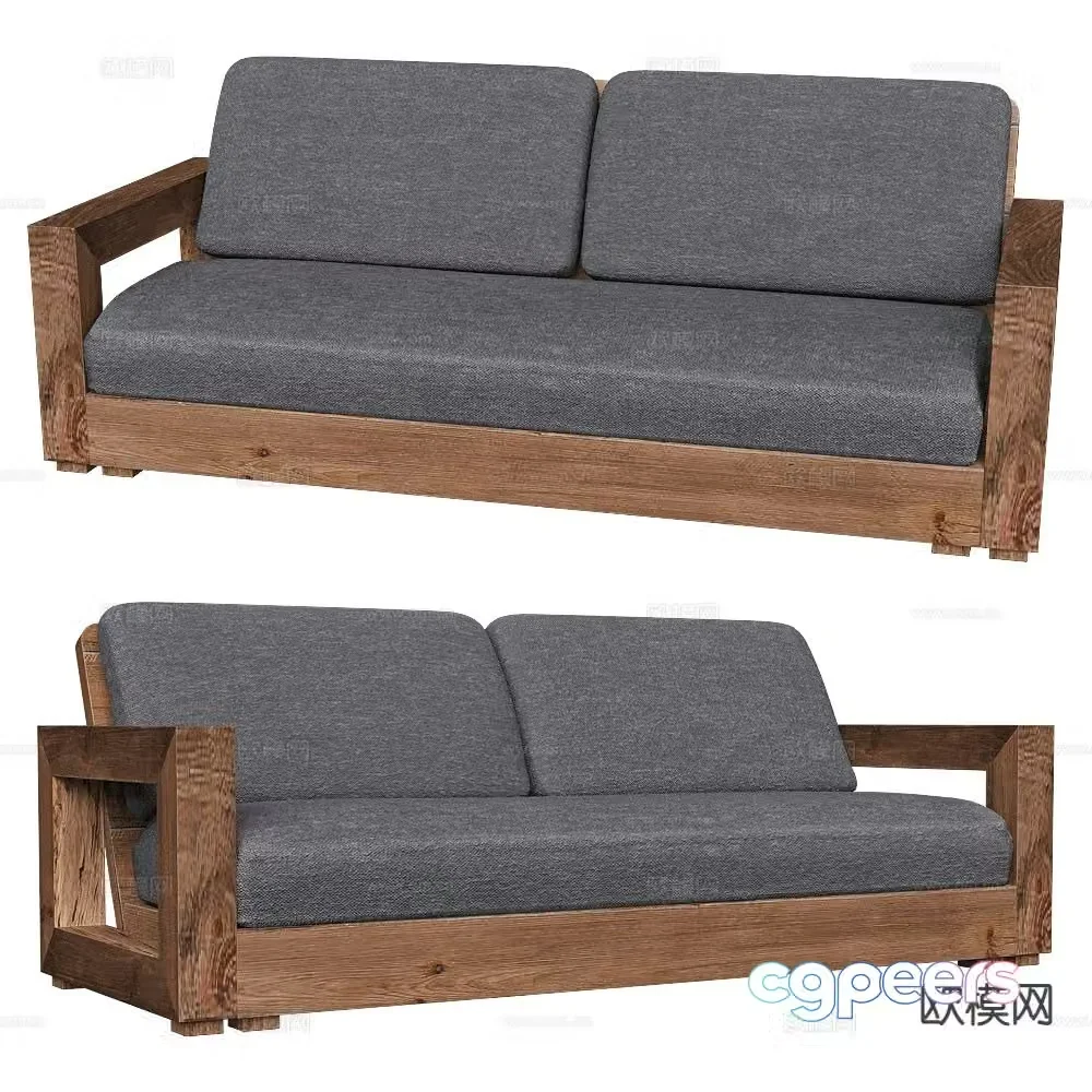 Bemondi loveseat 3d model