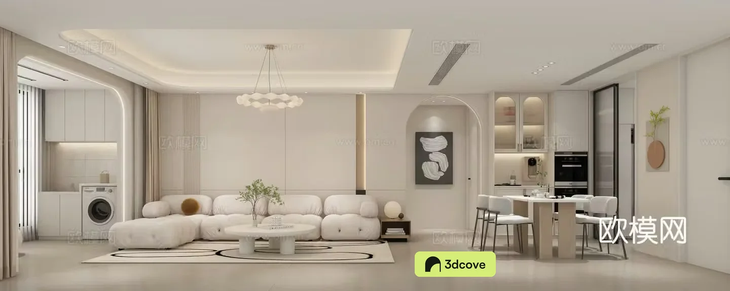 Modern Cream Style Restaurant