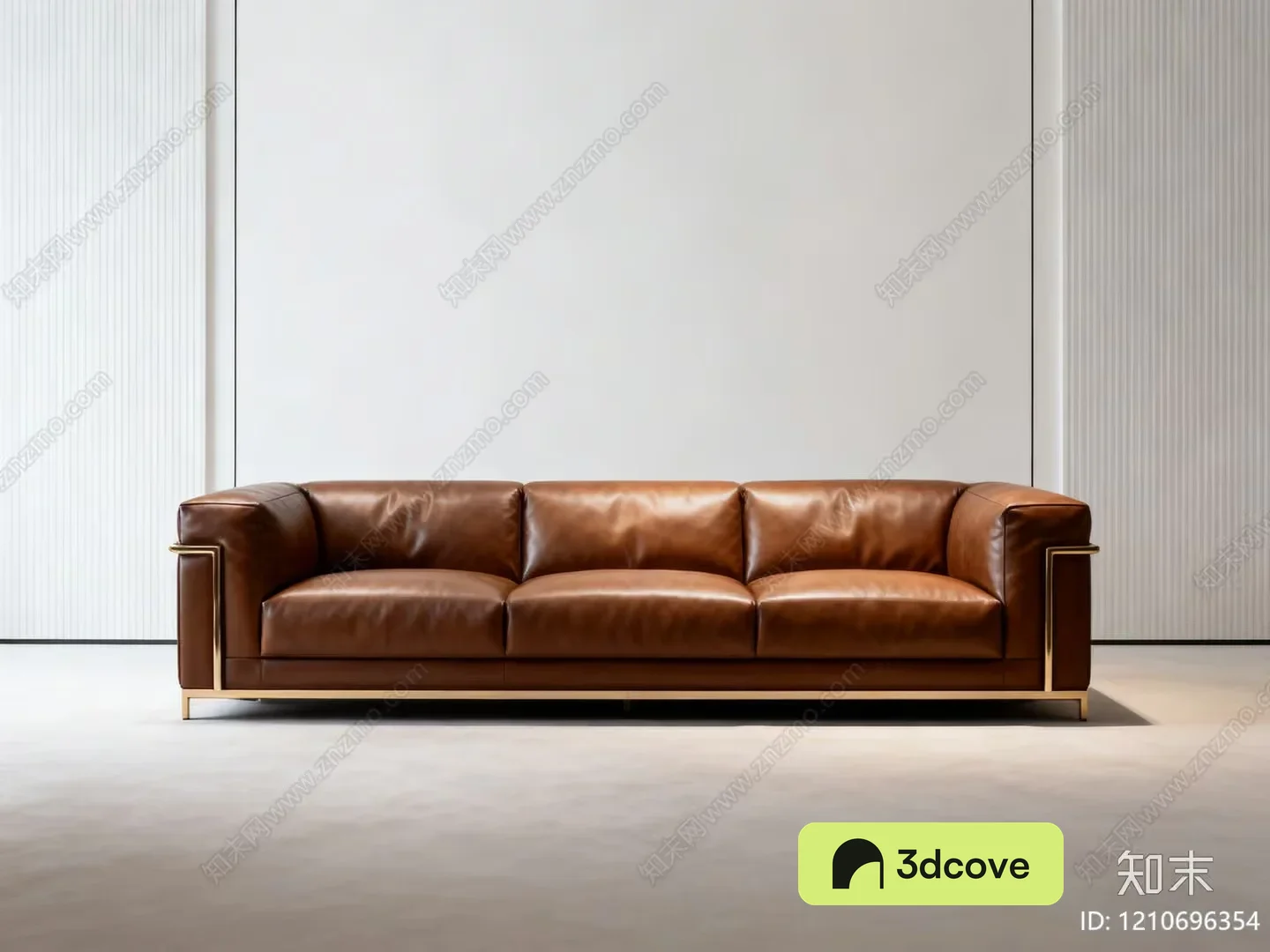 A Brown Leather Sofa