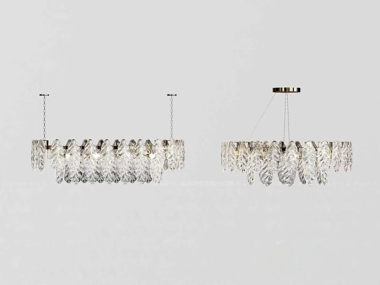 Gold Light Fixture 3D Model – 4324 – VRAY Render