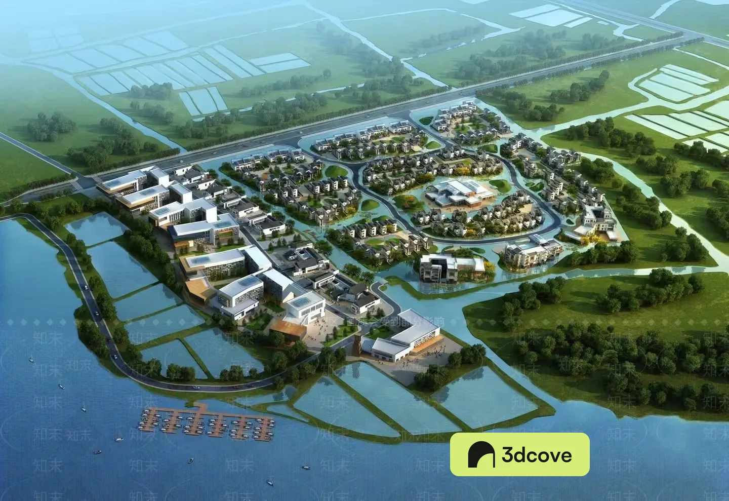 A Large Complex Of Buildings Likely A University Campus