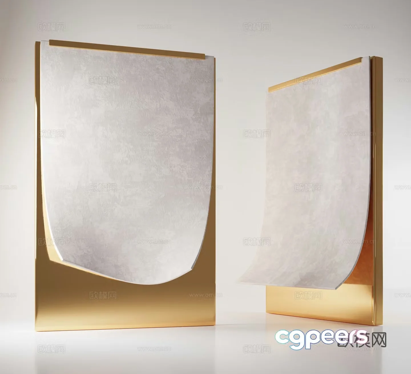Art paint paint modeling wall curved wall 3d model