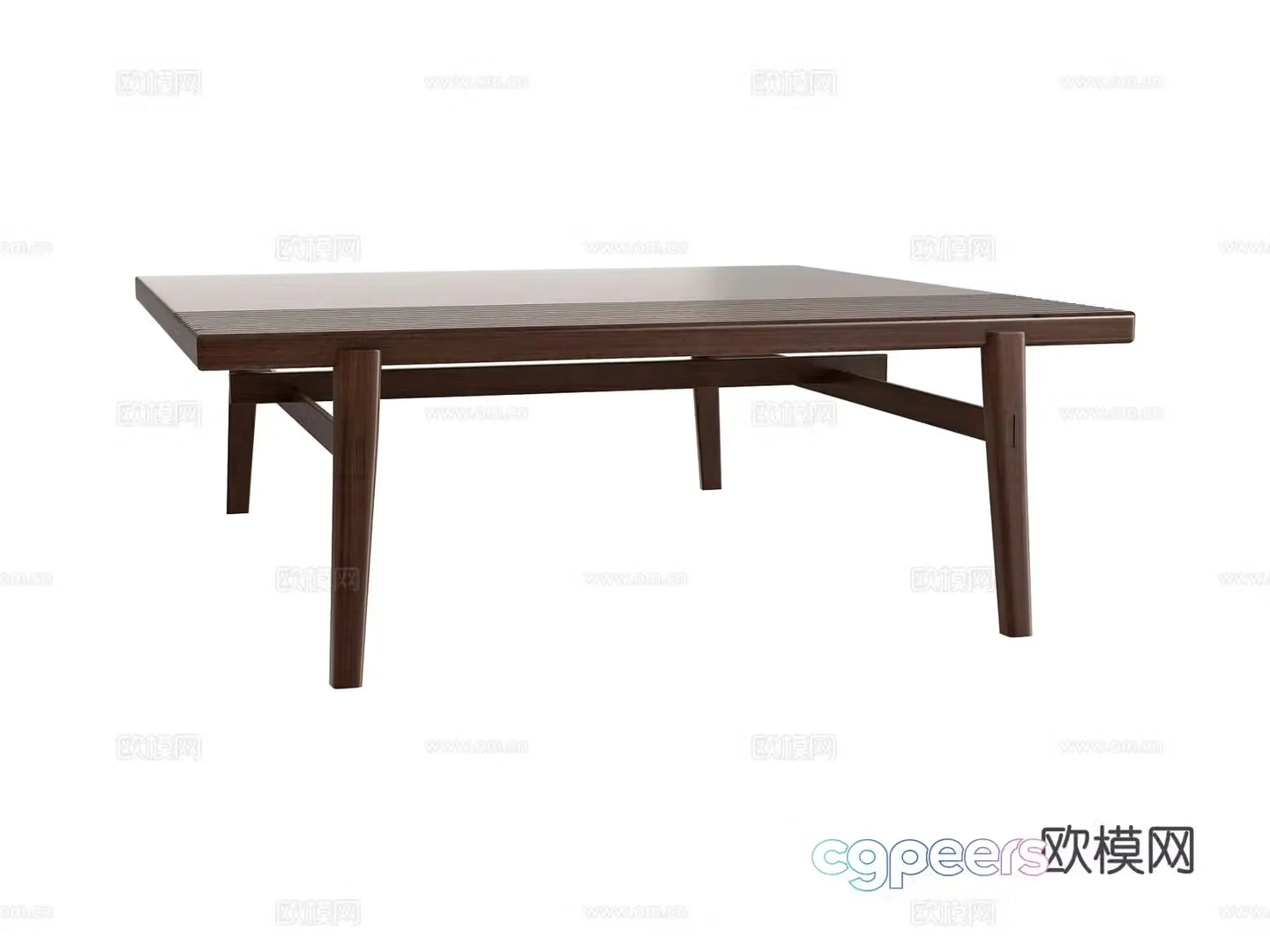 New Chinese style wooden coffee table 3d model