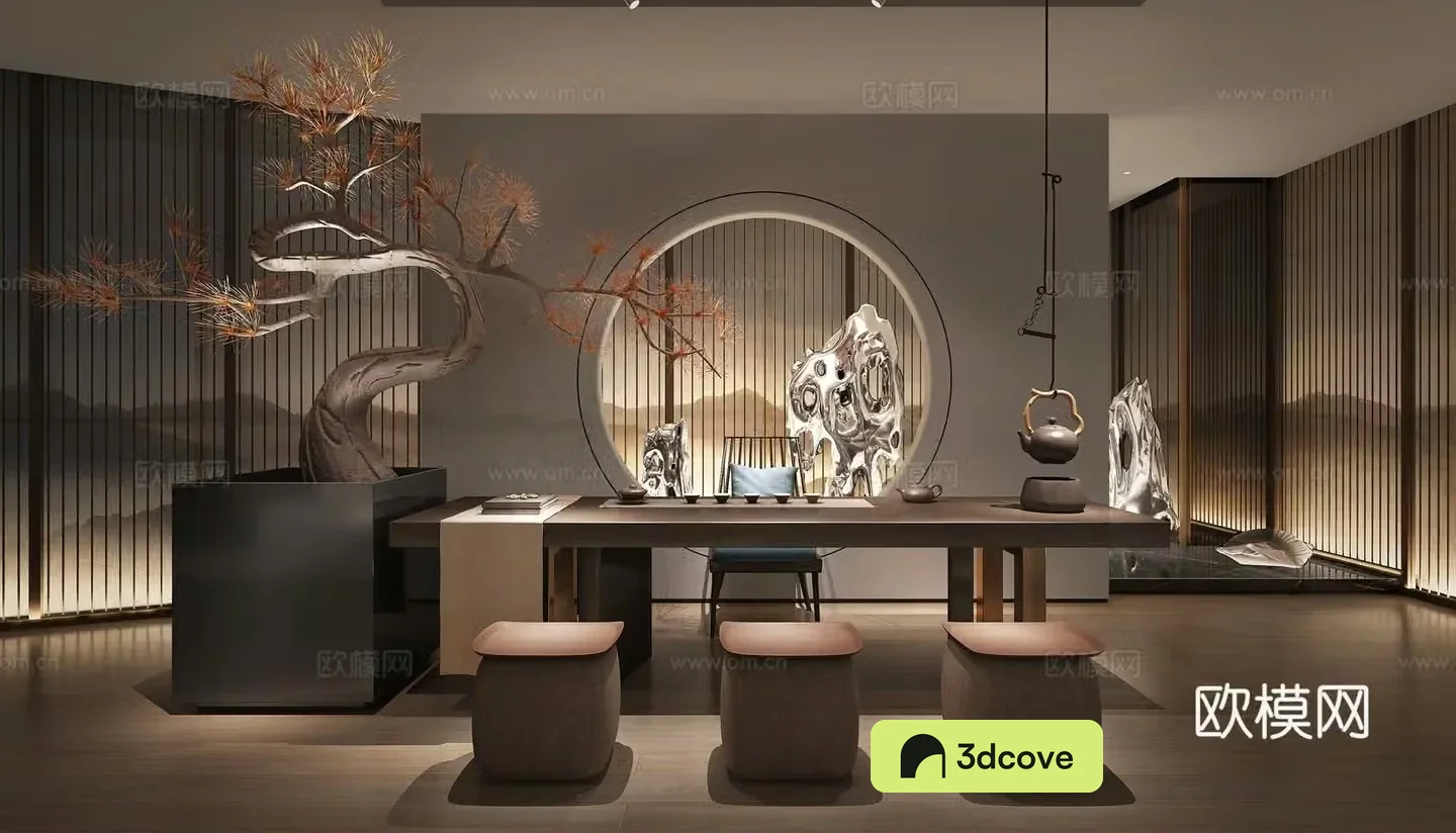New Chinese tea room