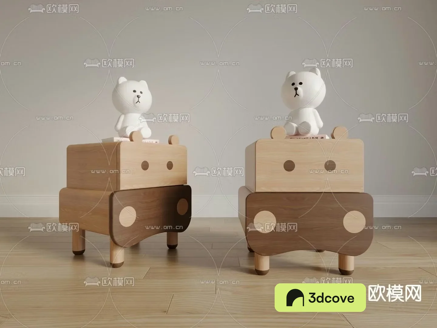 Hippo side cabinet children’s storage cabinet