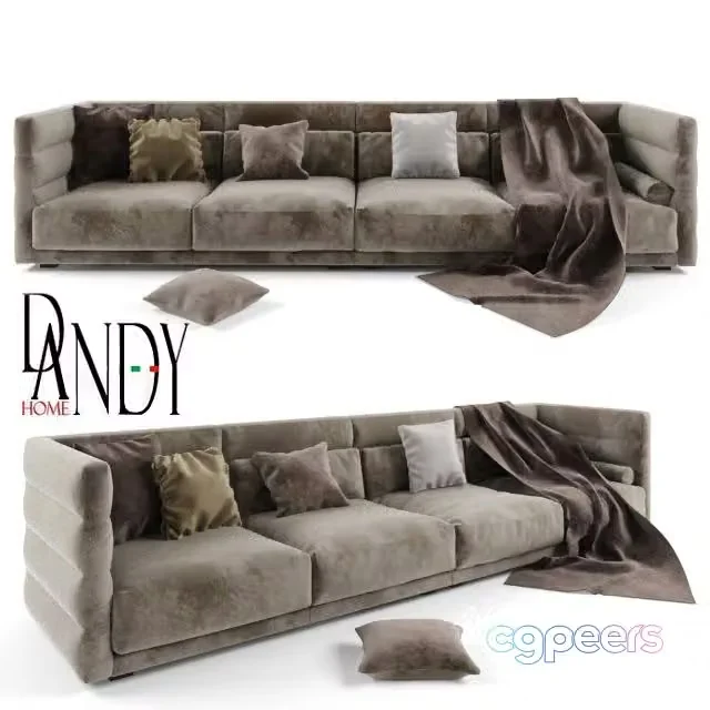 3ds Max Free – Dandy home Wafer sofa