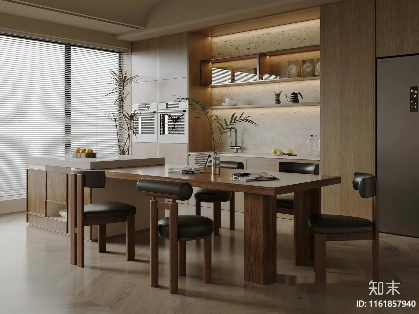 Modern Kitchen Table 3D Model – 11799 – VRAY Render