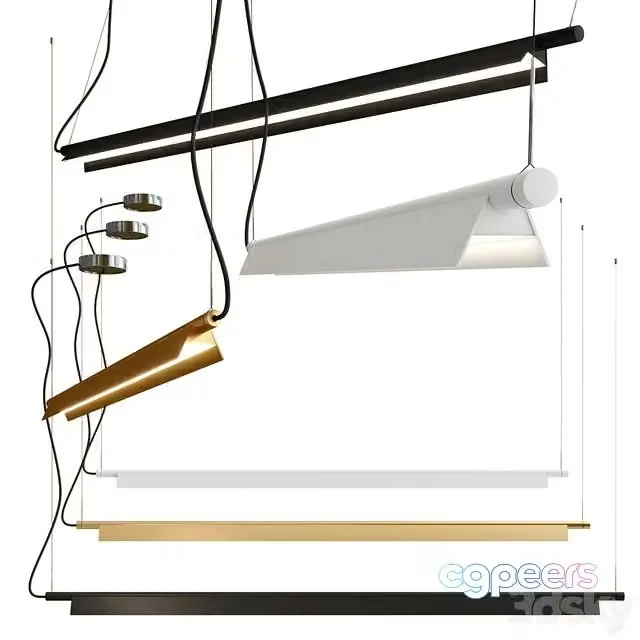 3ds Max Free – COMPENDIUM Pendant lamp By LUCEPLAN