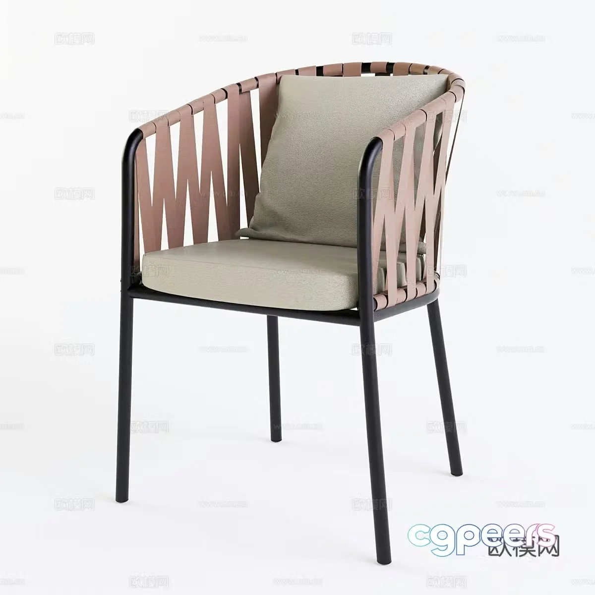 chair leisure chair 3d model