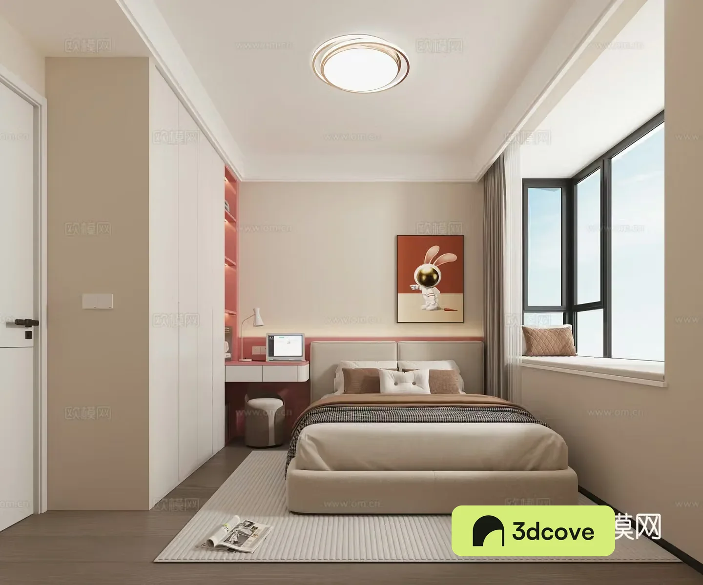Modern girl room