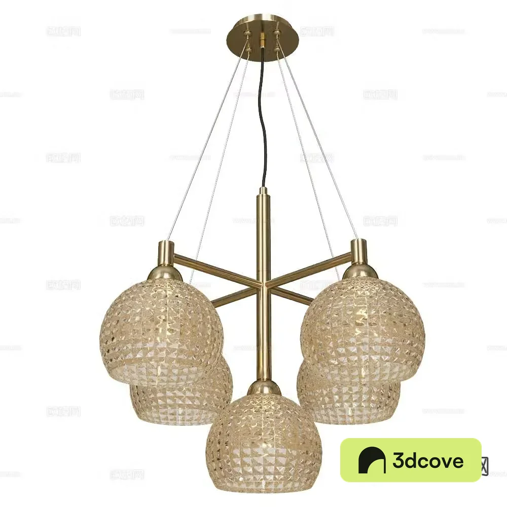 Stilfort glass chandelier