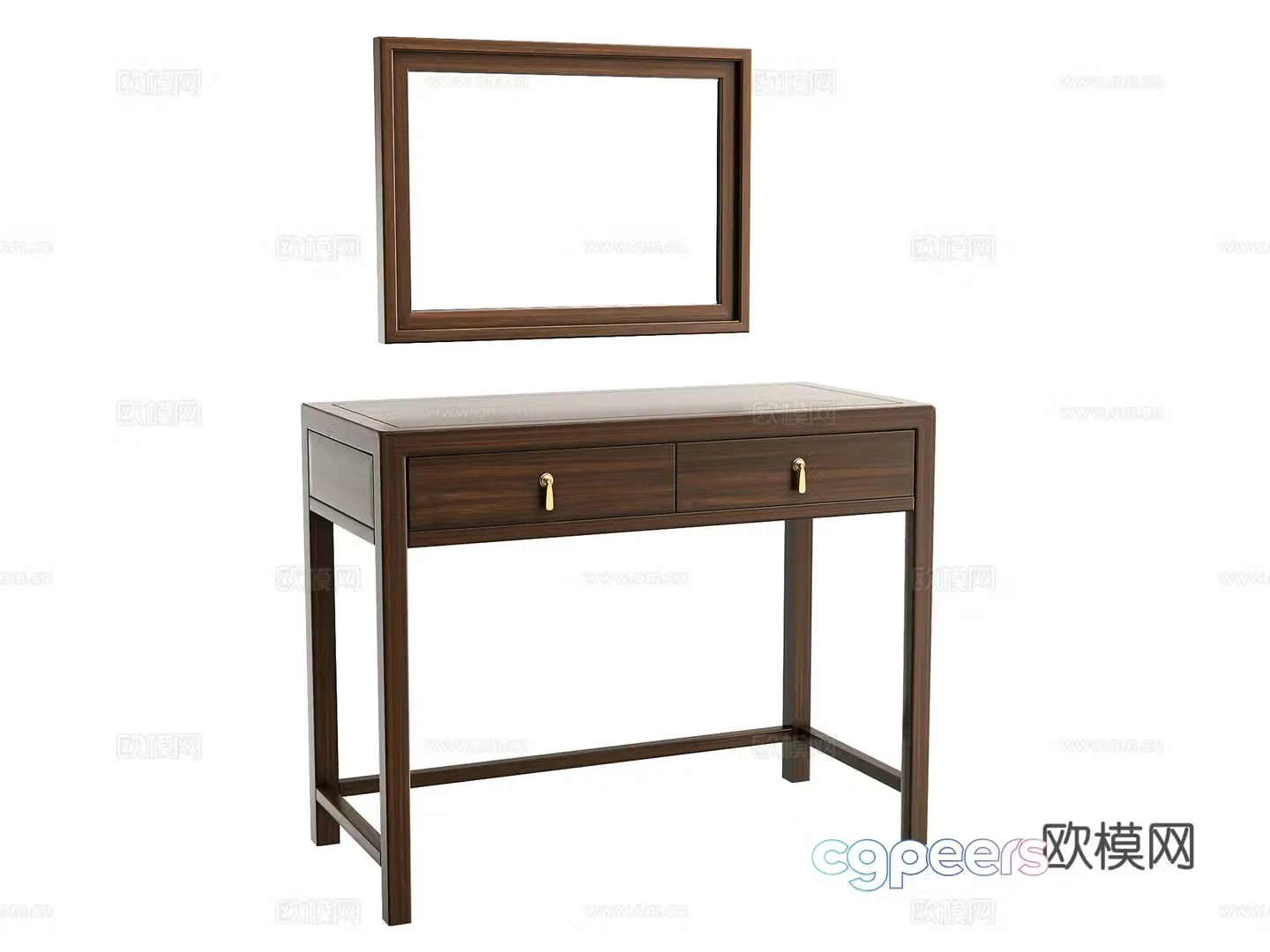 New Chinese dressing table 3D model