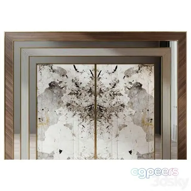 3ds Max Free – wall panels set 397