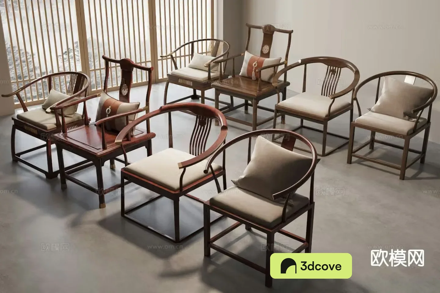 New Chinese style chair armchair