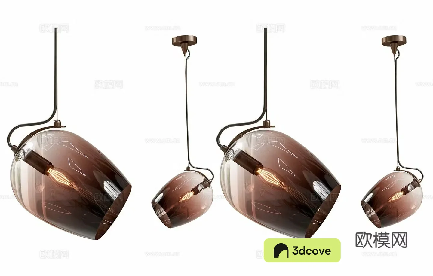 Modern glass chandelier Creative art glass chandelier Art chandelier Light luxury small glass chandelier