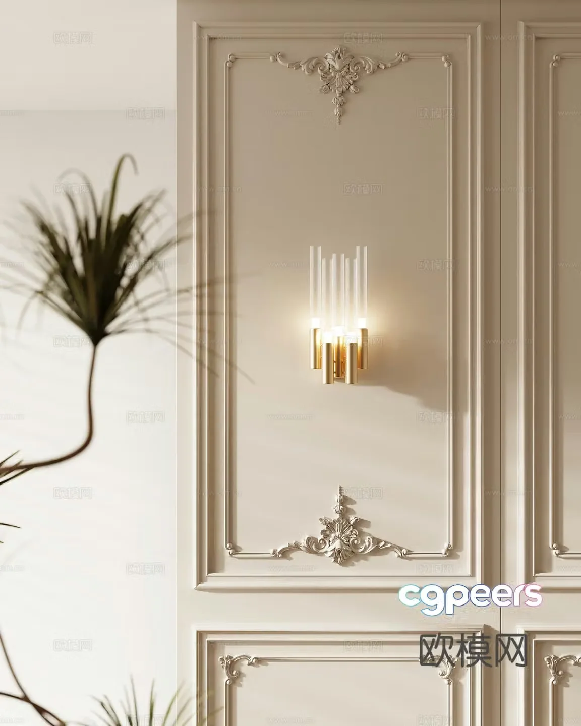 Wall lamp 3d model