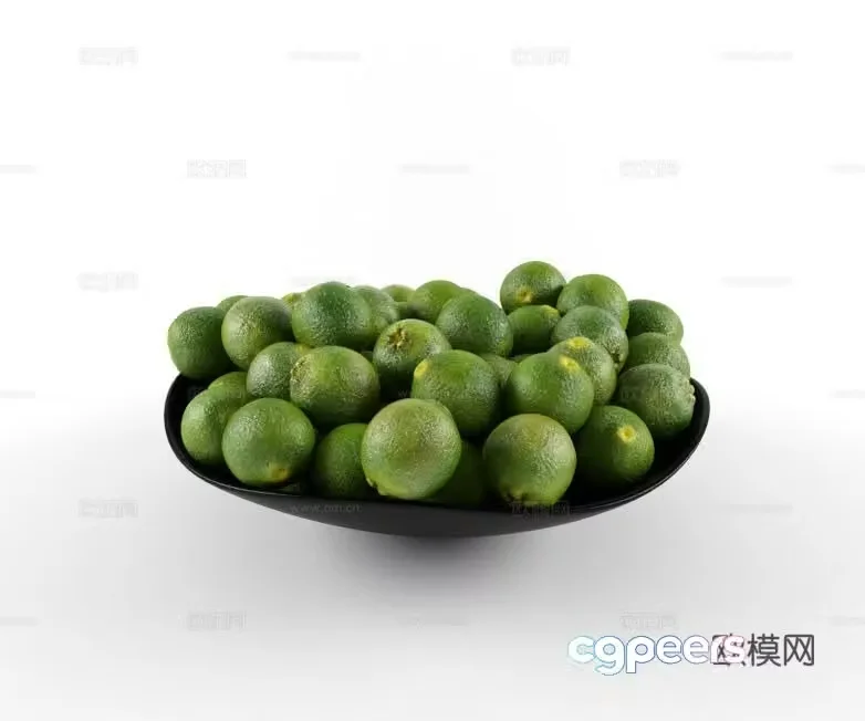 Fruit Lime Lemon 3d model