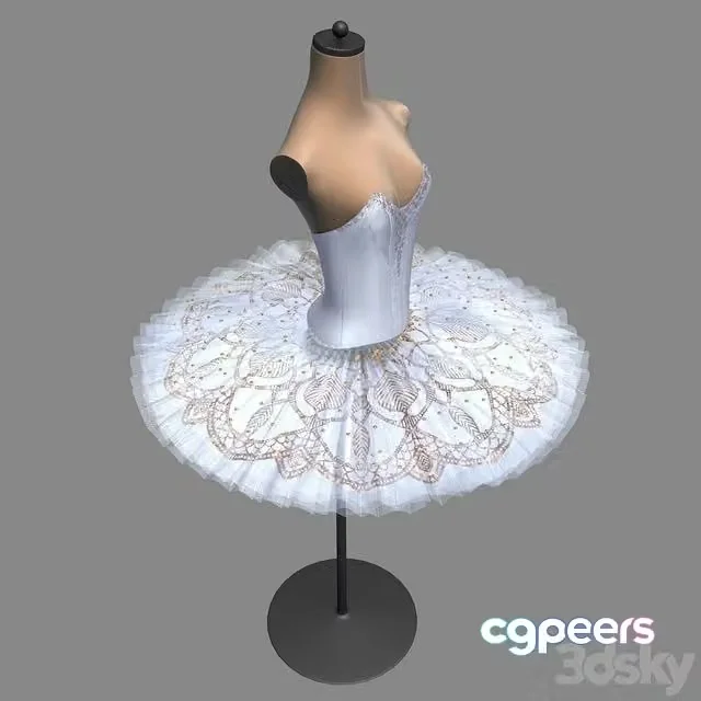 3ds Max Free – Nutcracker Ballet Tutu – The Nutcracker