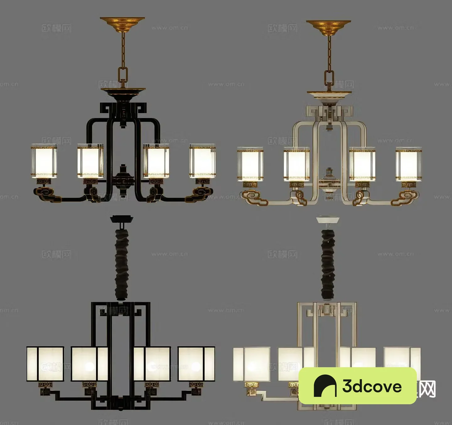 New Chinese style chandelier hall chandelier
