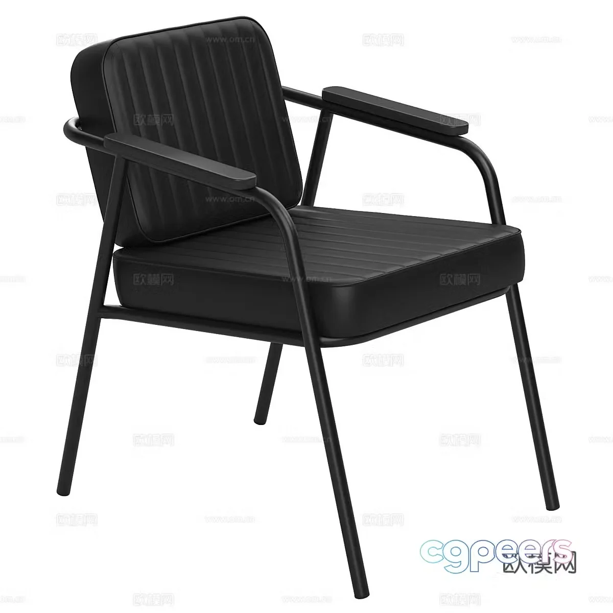 Modern minimalist chair Single chair Simple chair Leisure chair Stool 3d model