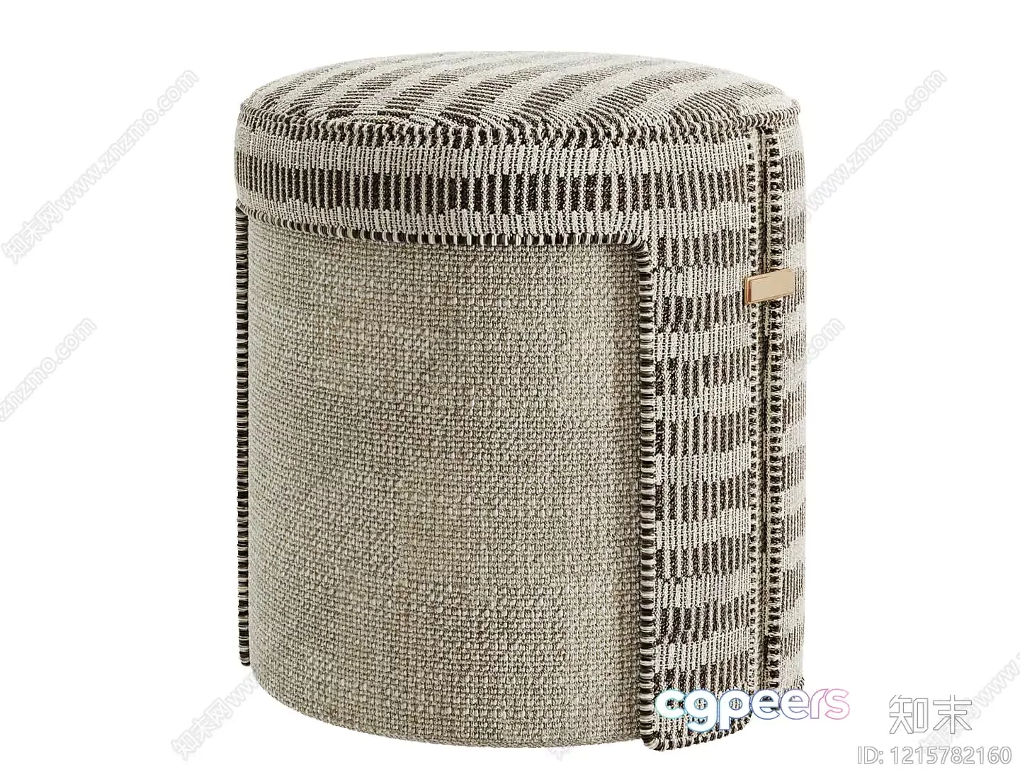 Small Fabric Storage Box 3D Model – 10653 – VRAY Render