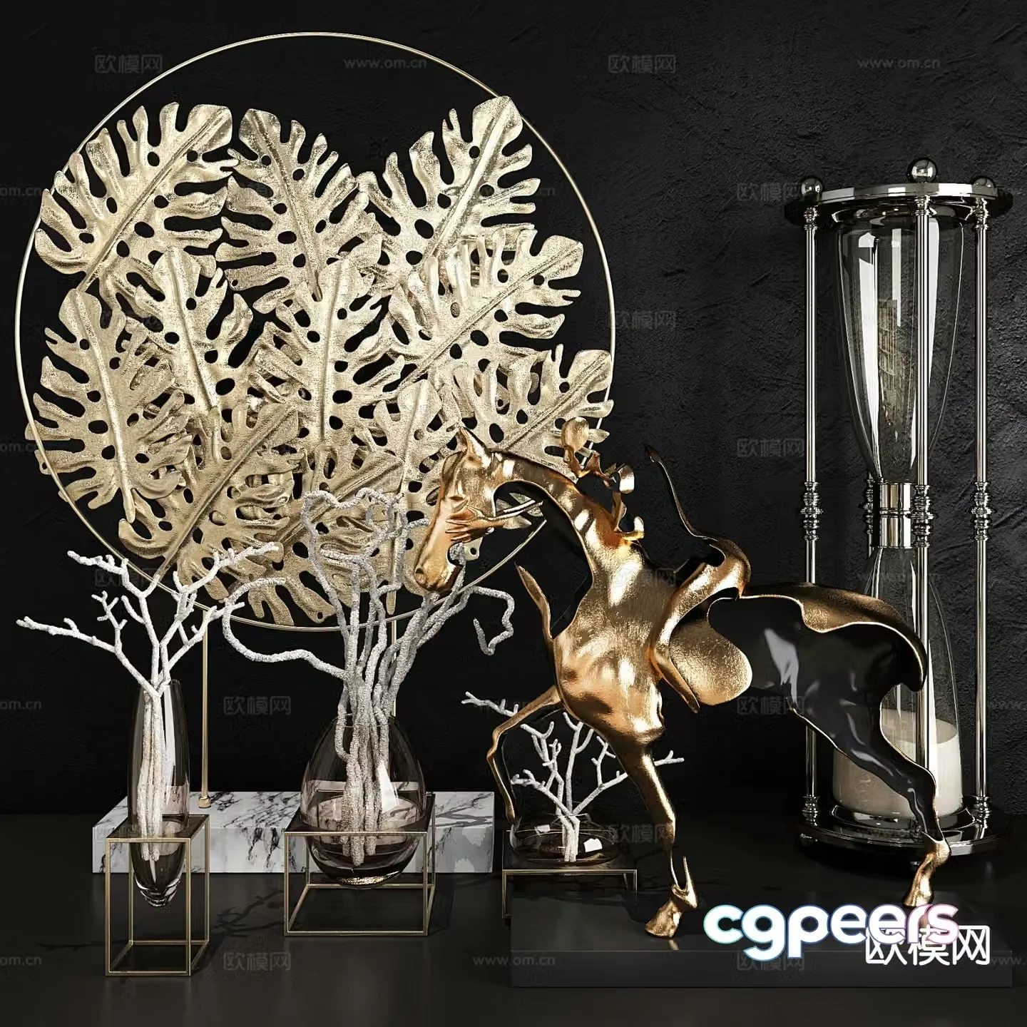 Modern decorations ornaments handicrafts furnishings 3D model