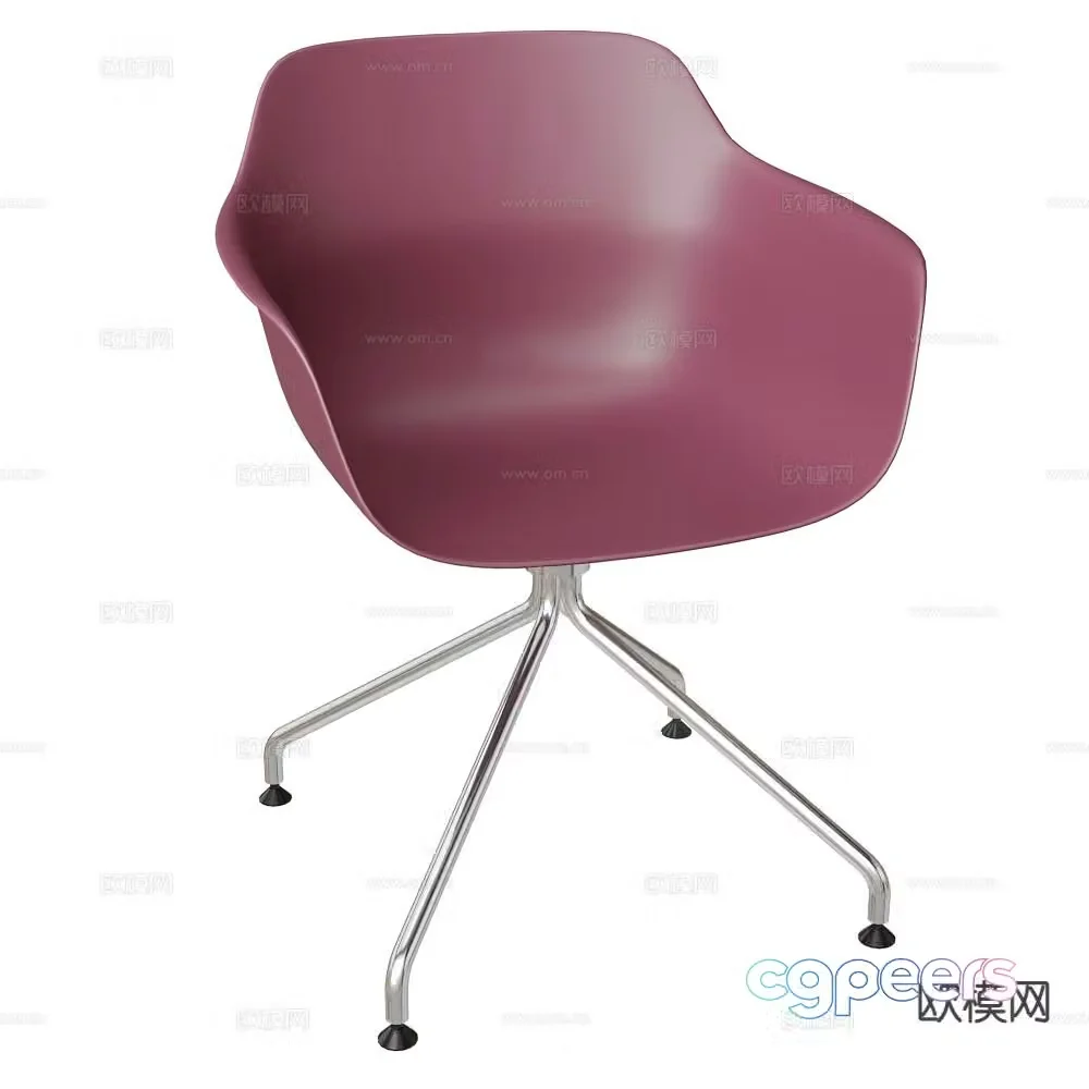 Modern office chair negotiation chair seat 3d model