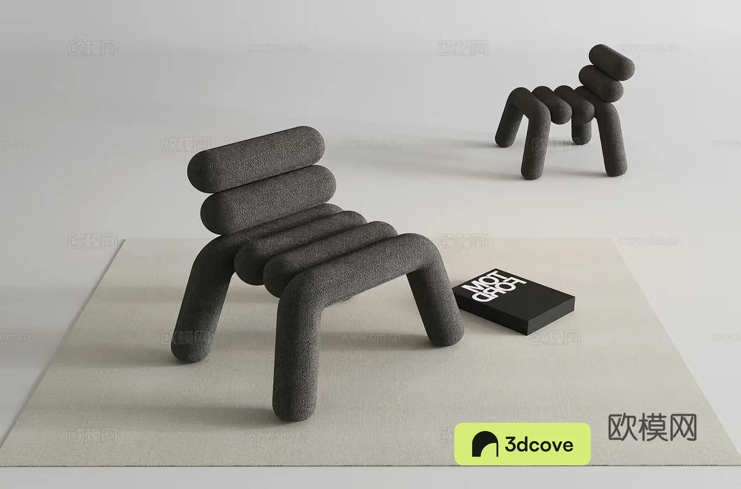Modern leisure chair low stool shoe changing stool personalized chair single chair cloth chair
