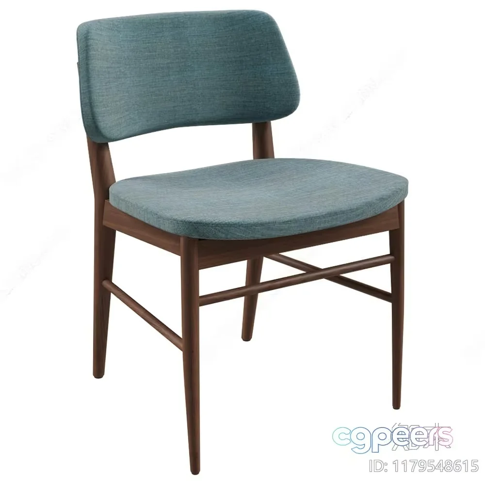 Wooden Dining Chair 3D Model – 19786 – VRAY Render