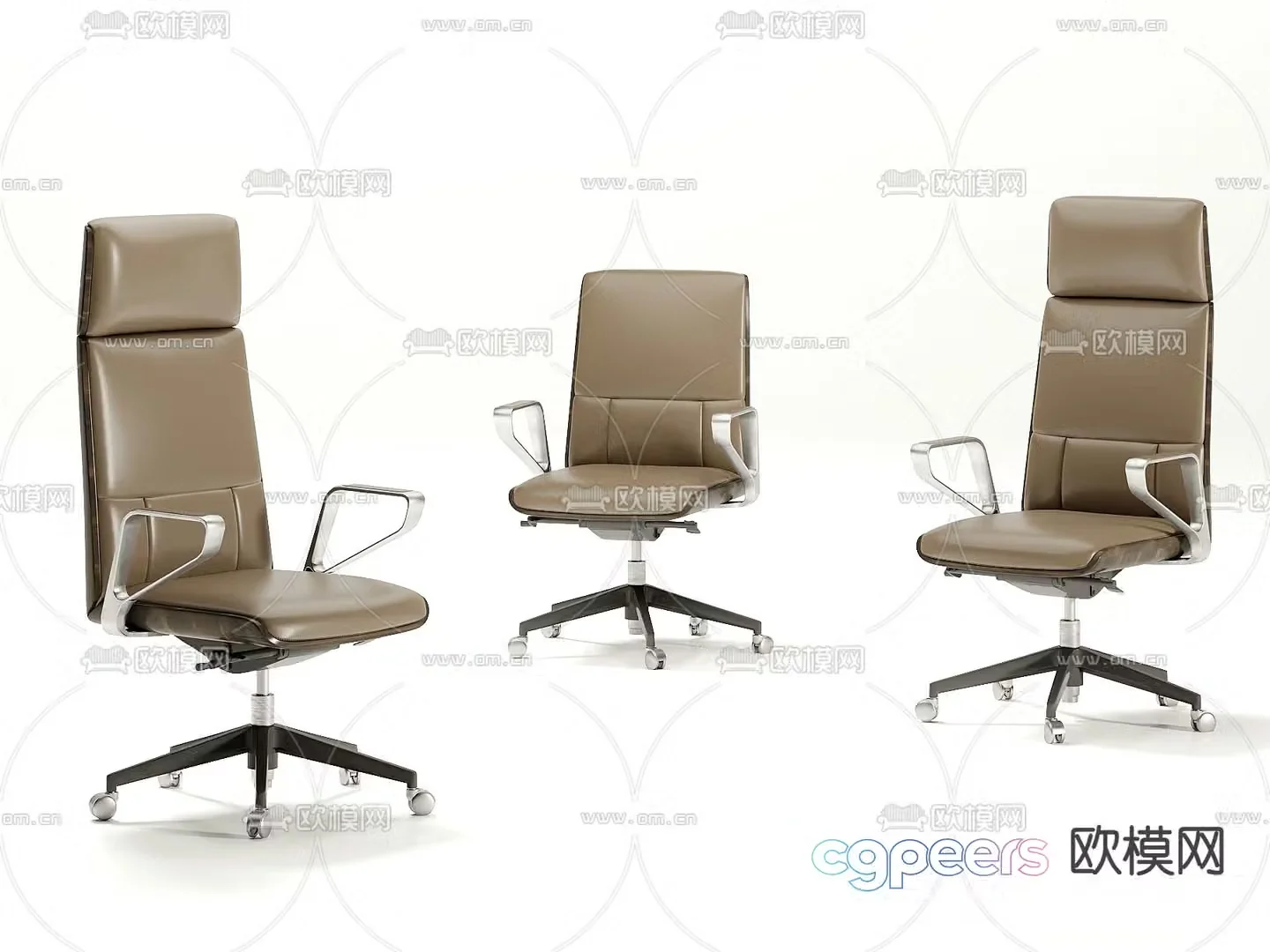 Executive chair boss chair office chair 3d model