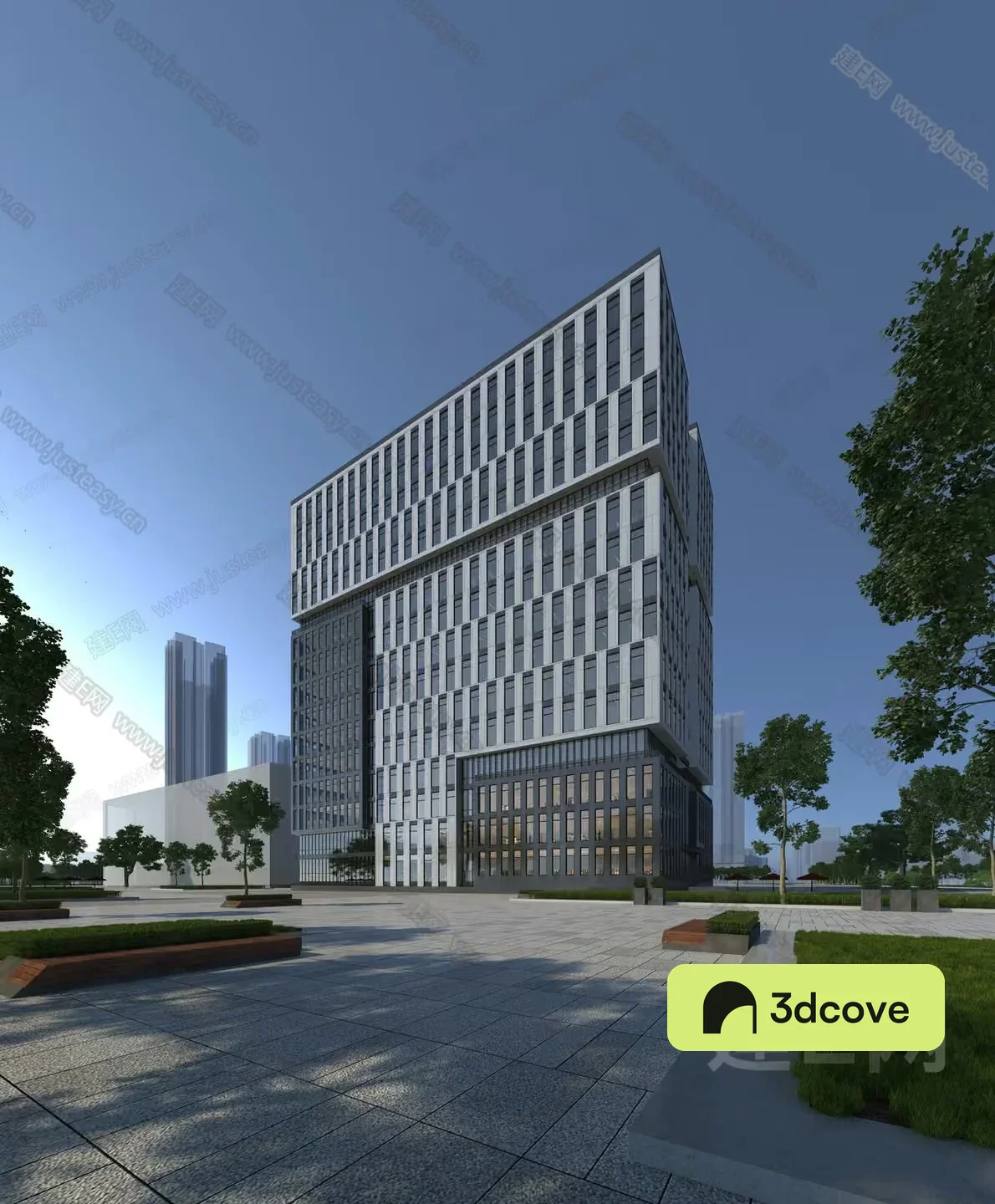 Modern High-Rise Building