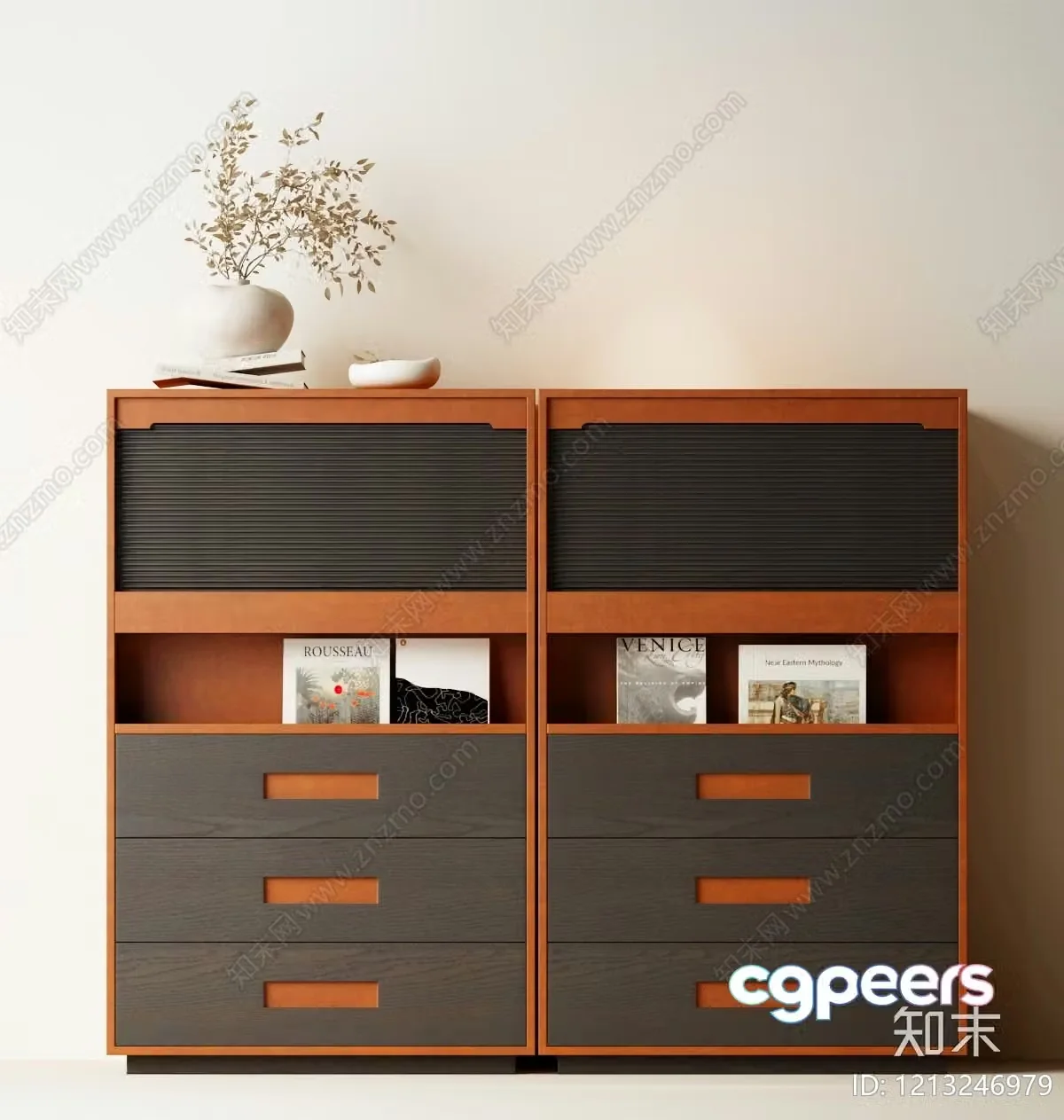 Modern Chest Of Drawers 3D Model – 7171 – VRAY Render