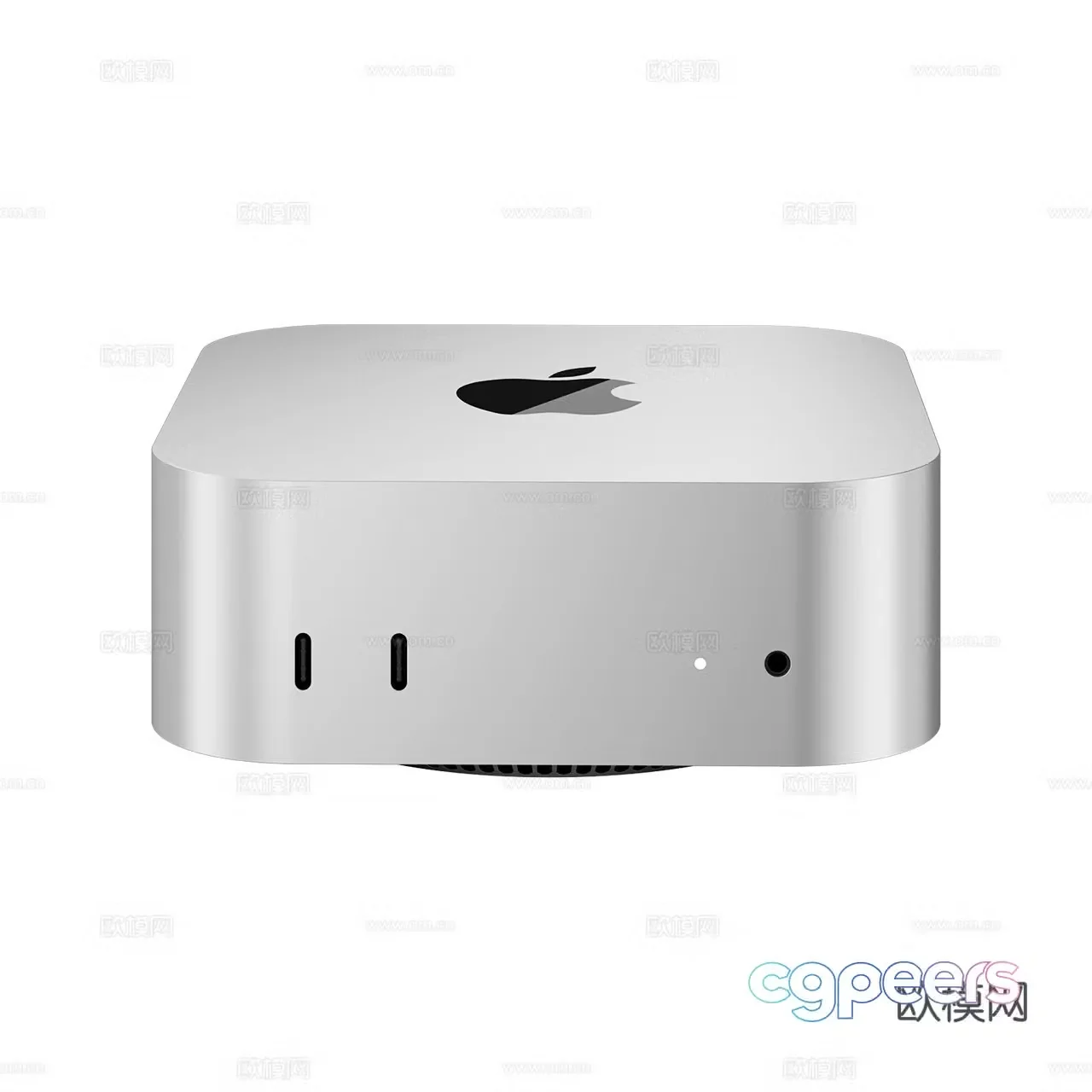 Apple Mac mini 2024 Apple Computer Apple Host 3D Model