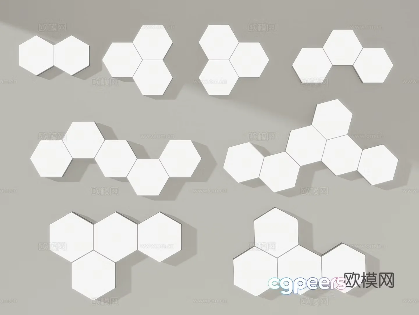 Ceiling lamp Special-shaped lamp 3D model