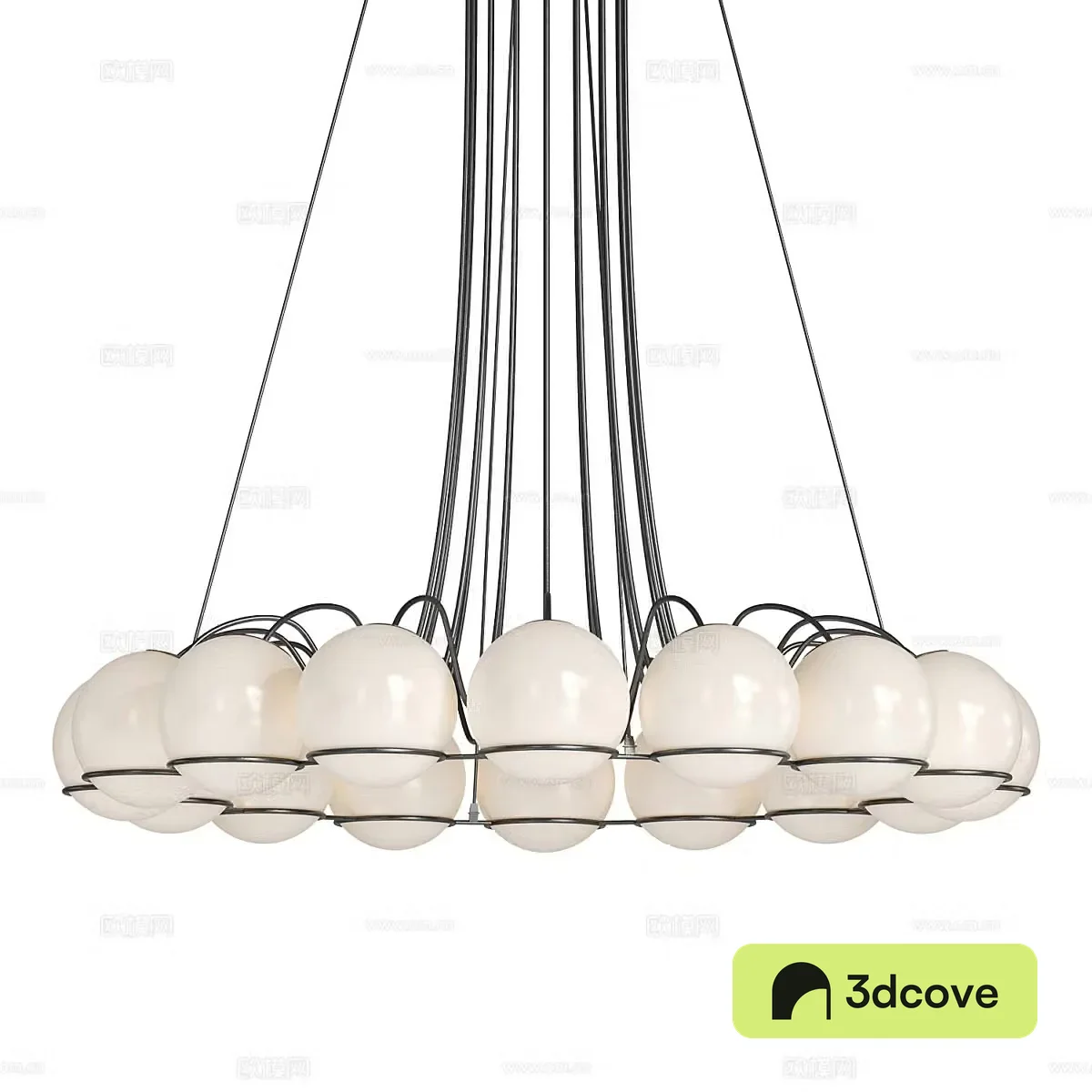 Modern craft chandelier