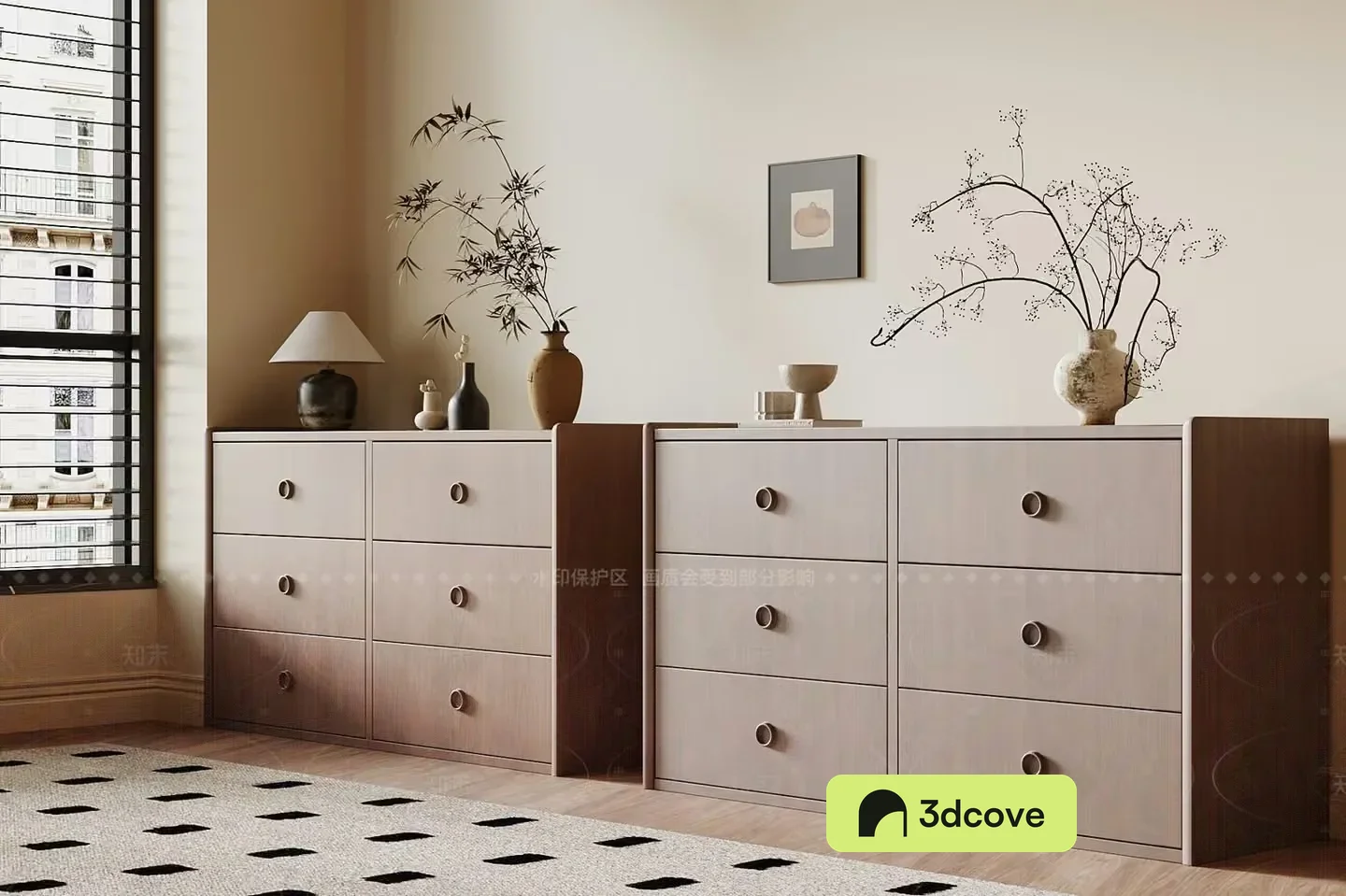 Modern Dresser Set