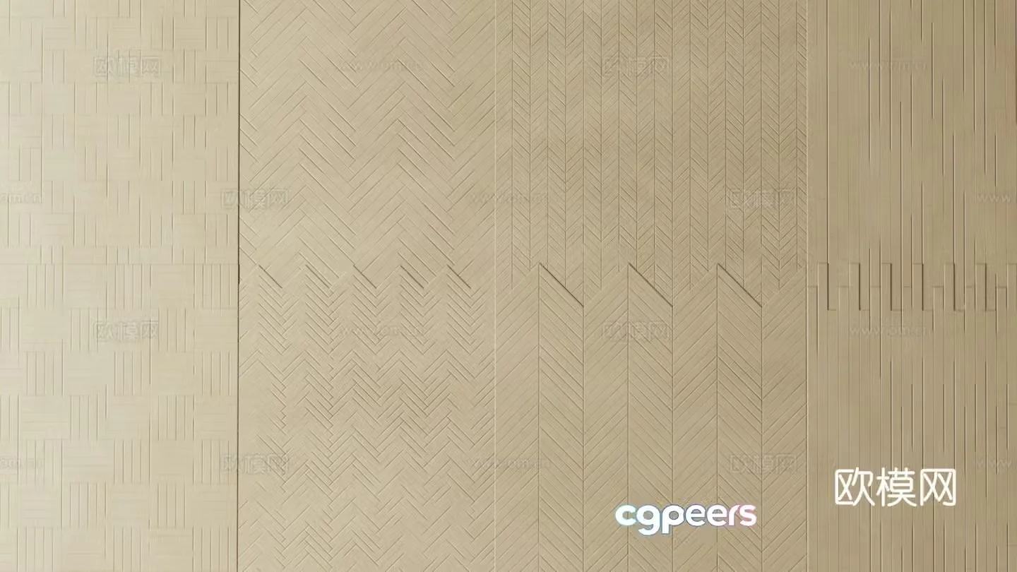 Wood flooring Wooden veneer 3d model