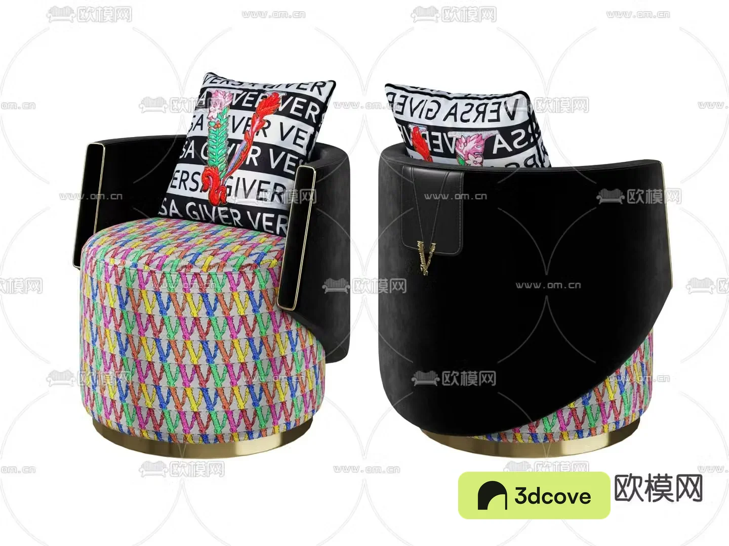 Versace single sofa
