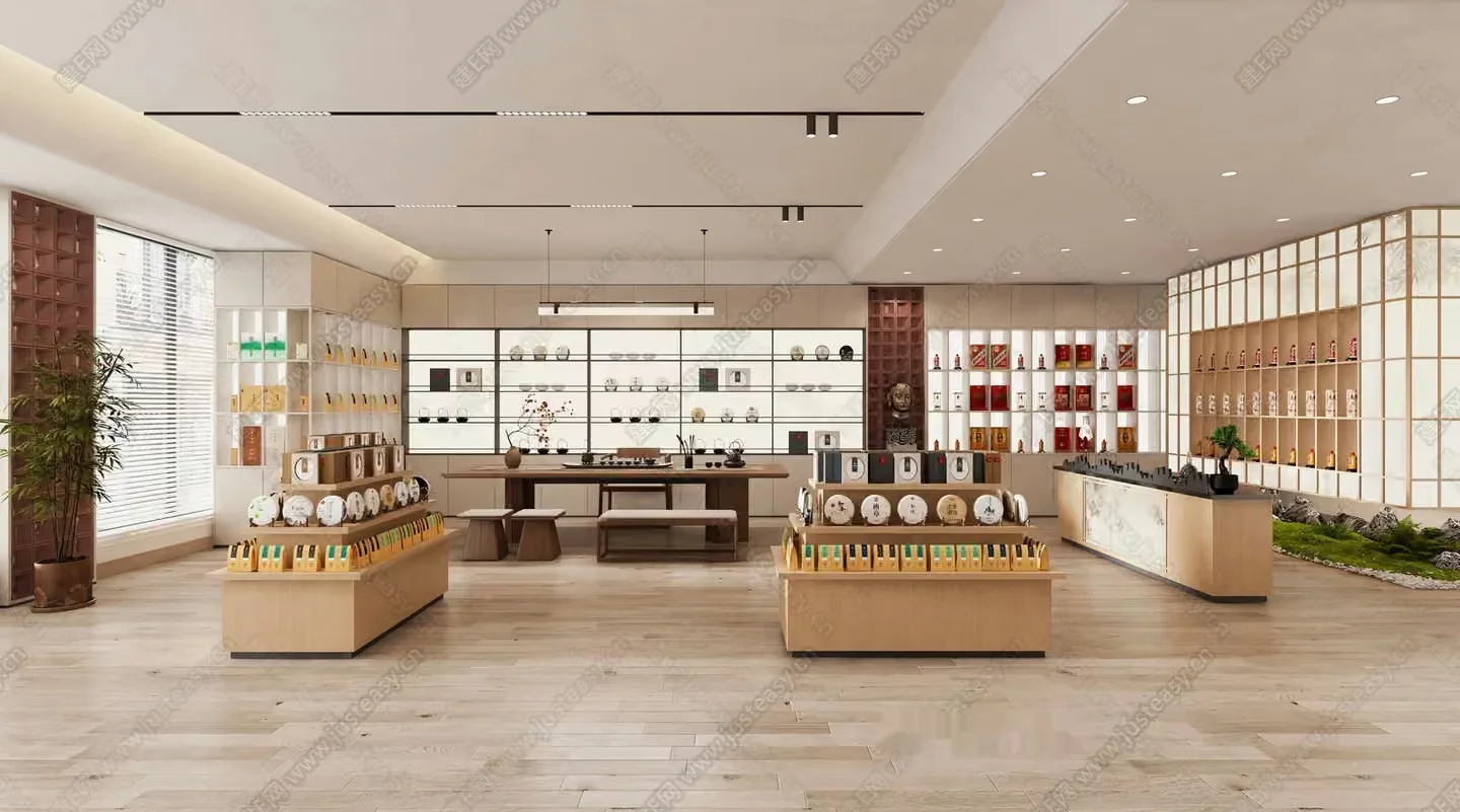 Modern Retail Store 3D Model – 5765 – VRAY Render
