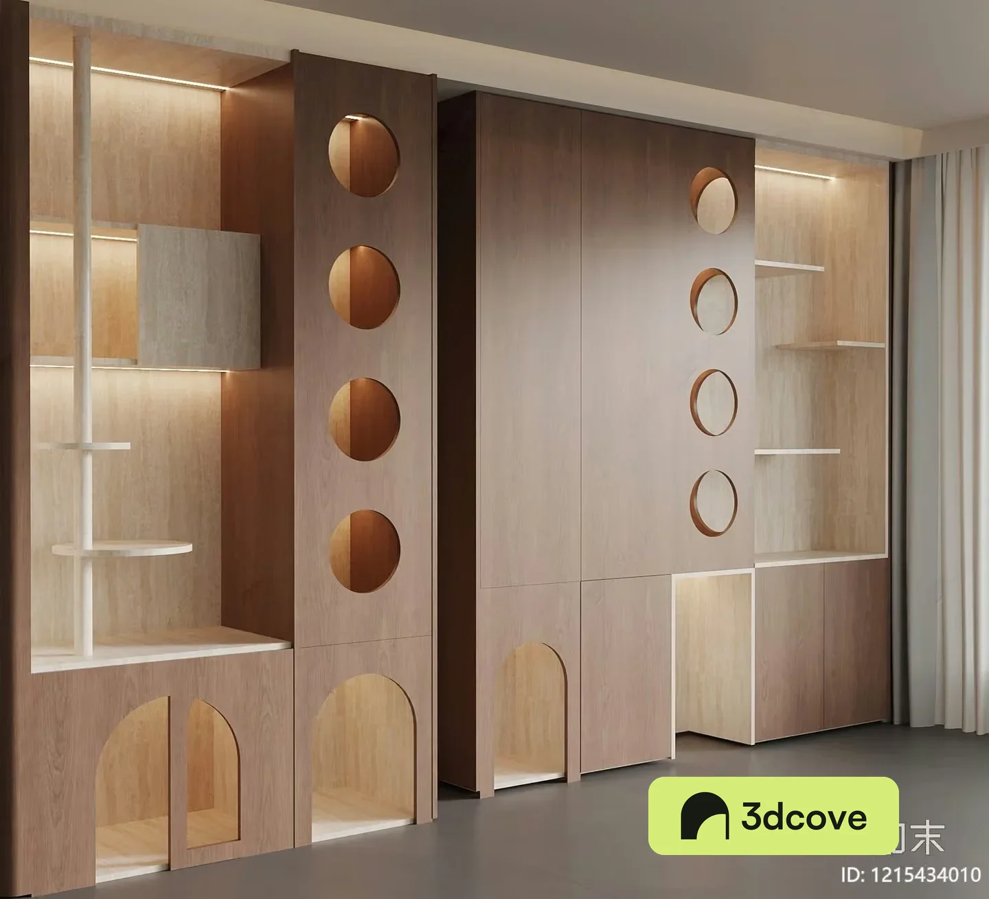 Modern Wood Shelving
