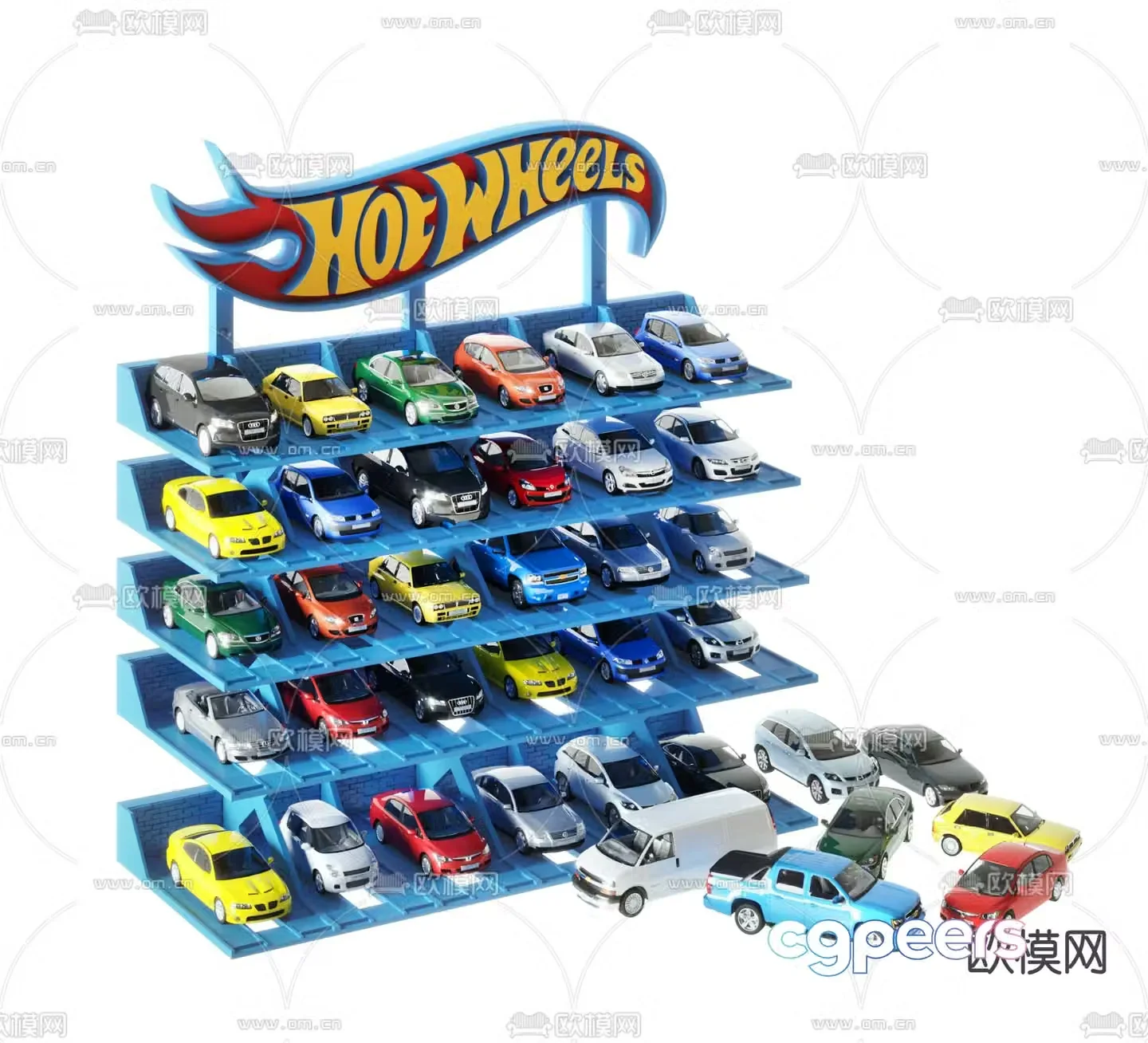 Children’s car toy car 3d model