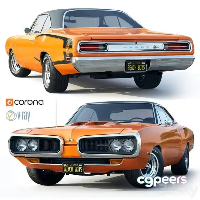3ds Max Free – 1970 Dodge Super Bee