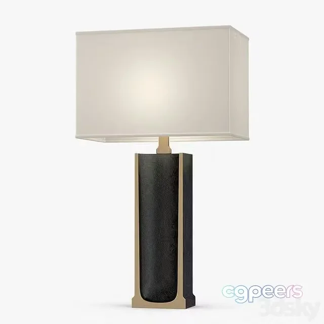 3ds Max Free – Holly Hunt – Ingot table lamp